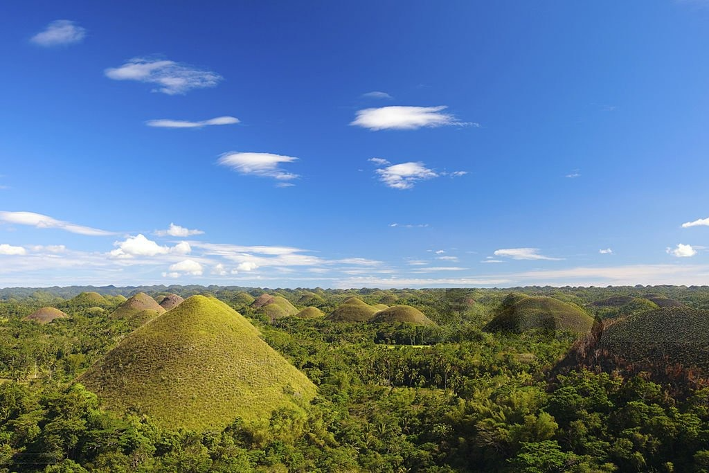 Breathtaking view of the Chocolate Hills in Bohol, a must-visit destination