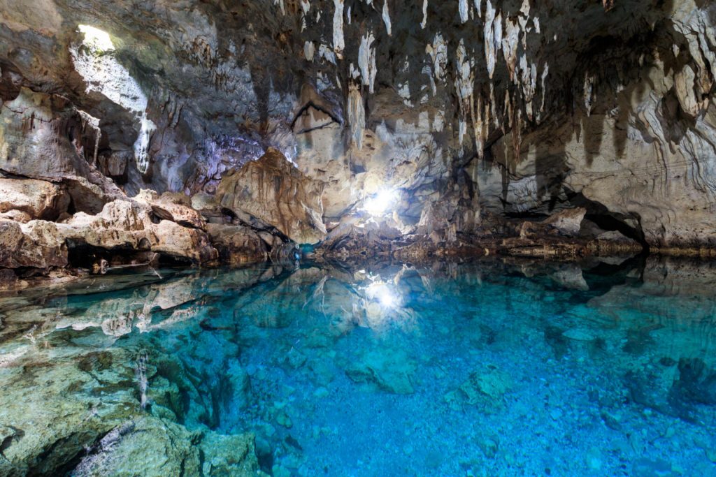 Inside Hinagdanan Cave - Panglao Island Tour